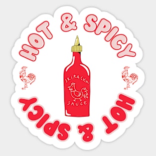 Hot & Spicy Sriracha Sticker